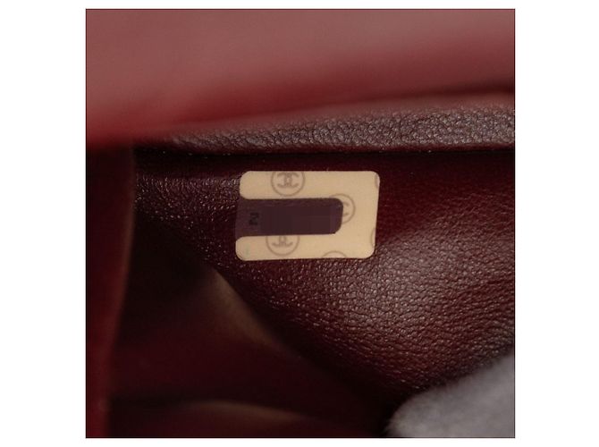 Sac à épaule Chanel Chevron V-Stitch Coco Mark Double Flap avec chaîne Noir - vue 9