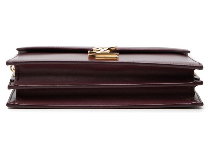 Autre Marque Borsa a tracolla Saint Laurent Cassandra con logo YSL e catena Bordò - vista 3