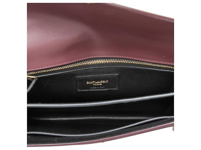 Autre Marque Borsa a tracolla Saint Laurent Cassandra con logo YSL e catena Bordò - vista 4