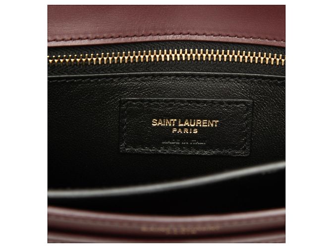 Autre Marque Borsa a tracolla Saint Laurent Cassandra con logo YSL e catena Bordò - vista 5