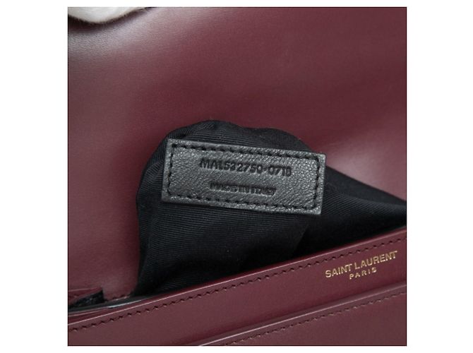 Autre Marque Borsa a tracolla Saint Laurent Cassandra con logo YSL e catena Bordò - vista 6