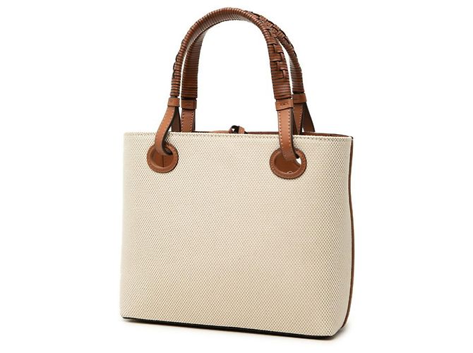 Borsa a mano e a tracolla Loewe Anagram Marrone Beige - vista 2