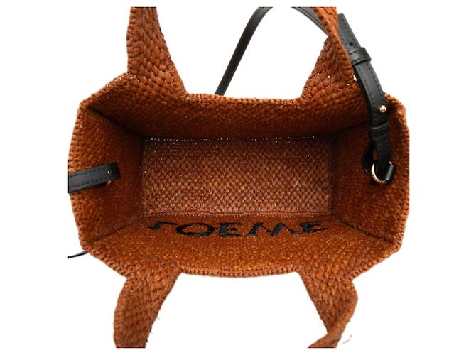 Loewe Font Tote Small Handtasche Braun - Ansicht 4