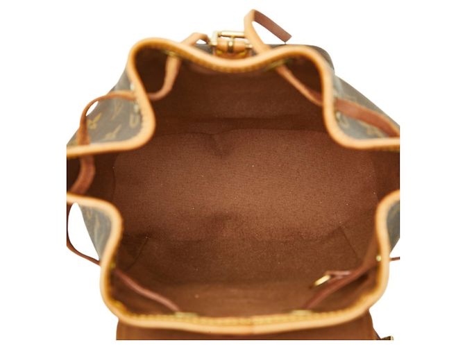 Louis Vuitton Monogram Mini Montsouris Rucksack Braun - Ansicht 11