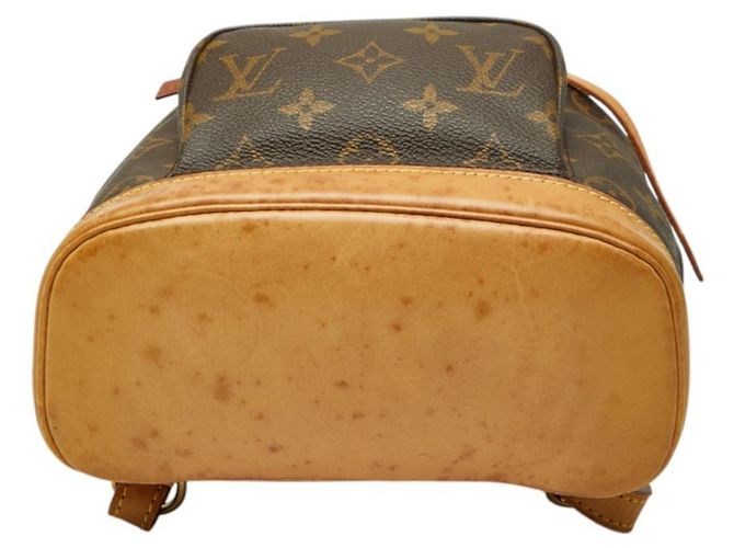 Louis Vuitton Monogram Mini Montsouris Rucksack Braun - Ansicht 3