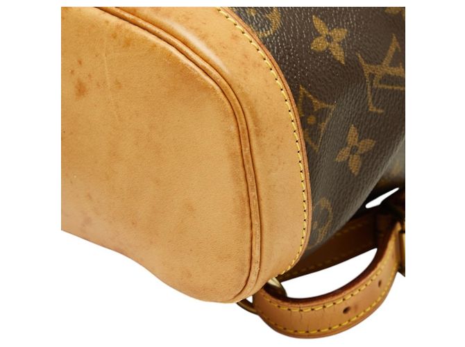 Louis Vuitton Monogram Mini Montsouris Rucksack Braun - Ansicht 4