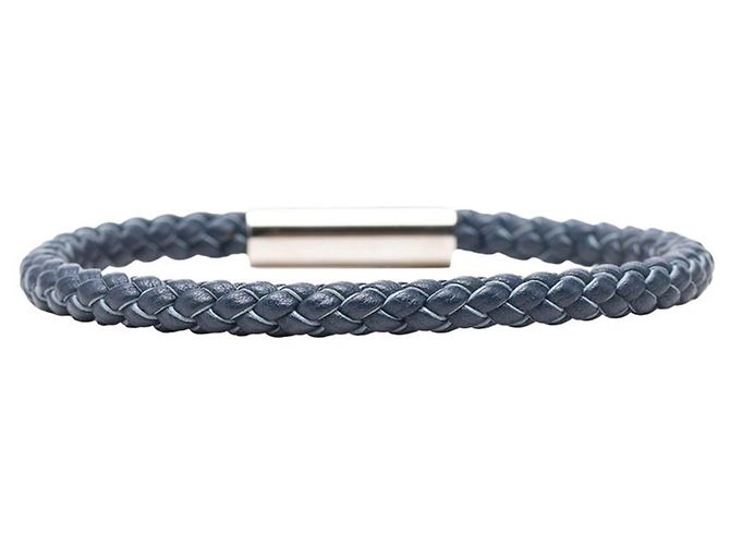 Hermès Pulsera de Dijes Hermes Goliath Charm Plata Azul marino - vista 3