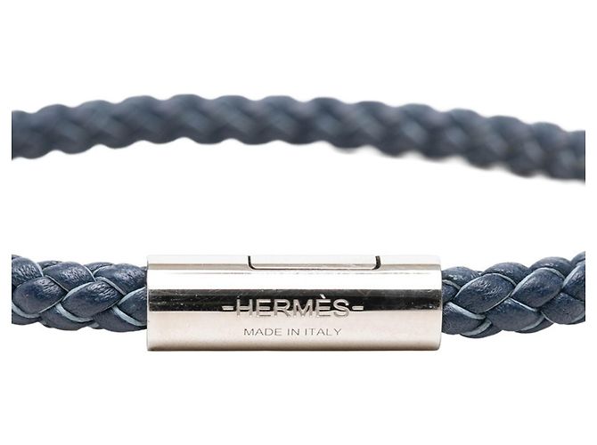 Hermès Pulsera de Dijes Hermes Goliath Charm Plata Azul marino - vista 5