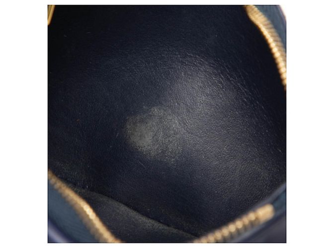 Louis Vuitton Portefeuille Capucines Compact Tri-fold Wallet Blu navy - vista 5