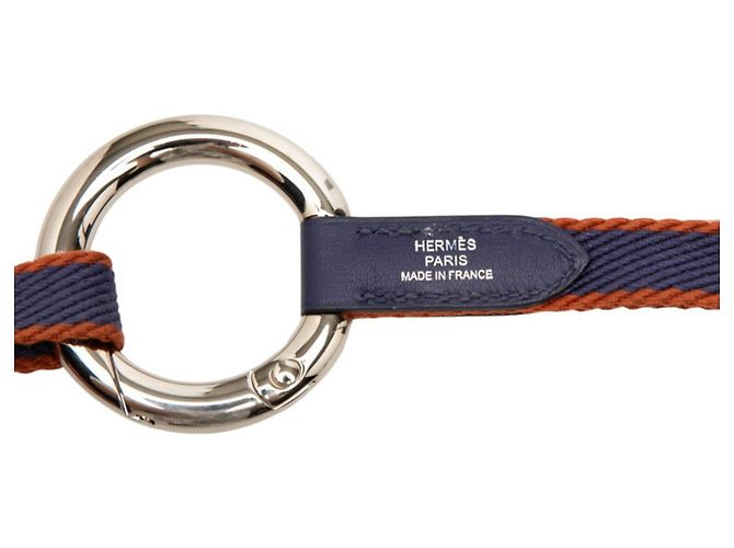 Hermès Borsa a tracolla Hermes Carre Pocket Multicor Azul marinho - vista 6