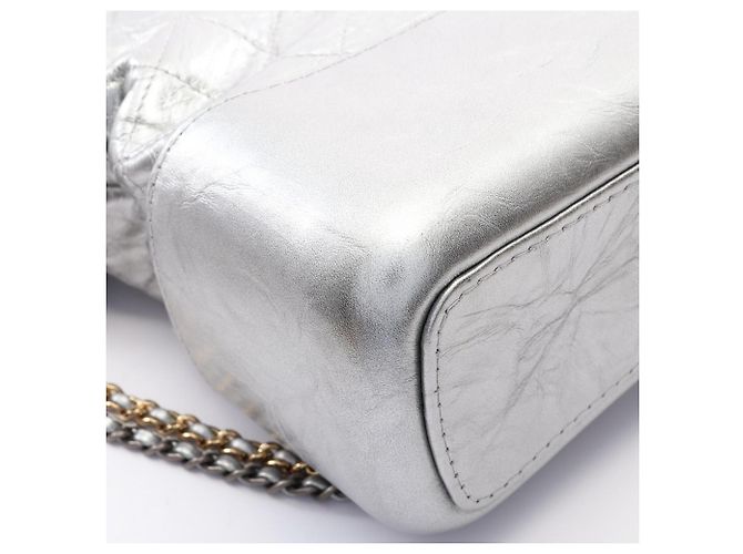 Borsa a tracolla Chanel Gabrielle de Large Hobo Argento - vista 6