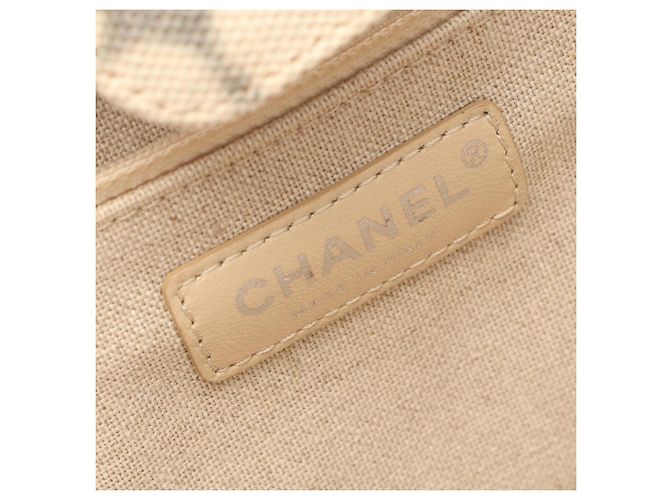 Chanel Coco Mark 2-Way Tote Bag Braun Weiß - Ansicht 4