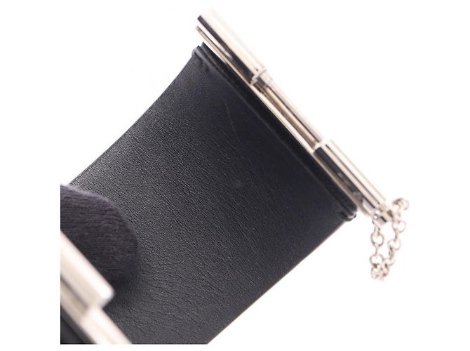 Chanel Coco Mark B18K Armreif Accessory Schwarz Silber - Ansicht 7