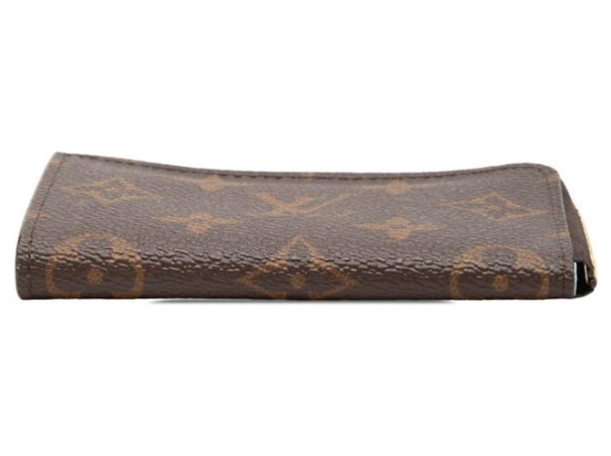 Louis Vuitton Monogram Portefeuille Noir Coin Case Castaño - vista 3