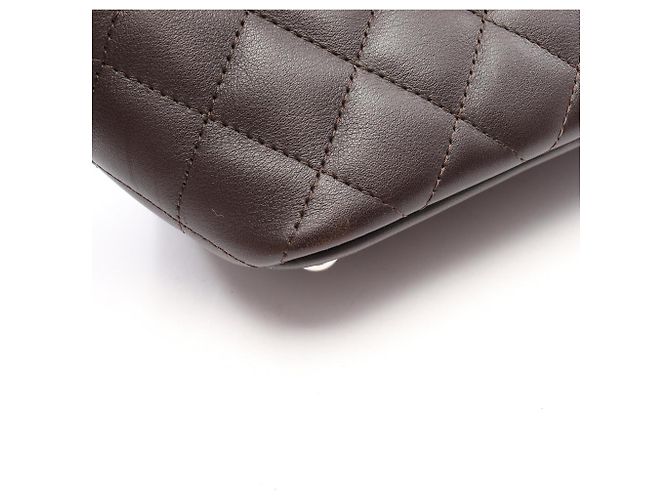 Borsa Tote Media Chanel Cambon Line Marrone - vista 11