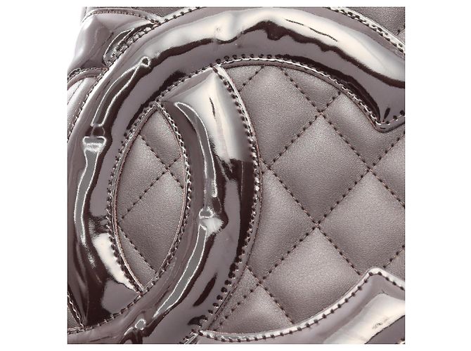 Borsa Tote Media Chanel Cambon Line Marrone - vista 12