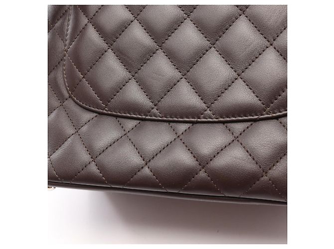 Borsa Tote Media Chanel Cambon Line Marrone - vista 9