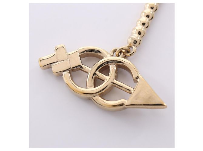 Orecchini Chanel Coco Mark Arrow Swing B23C D'oro - vista 5