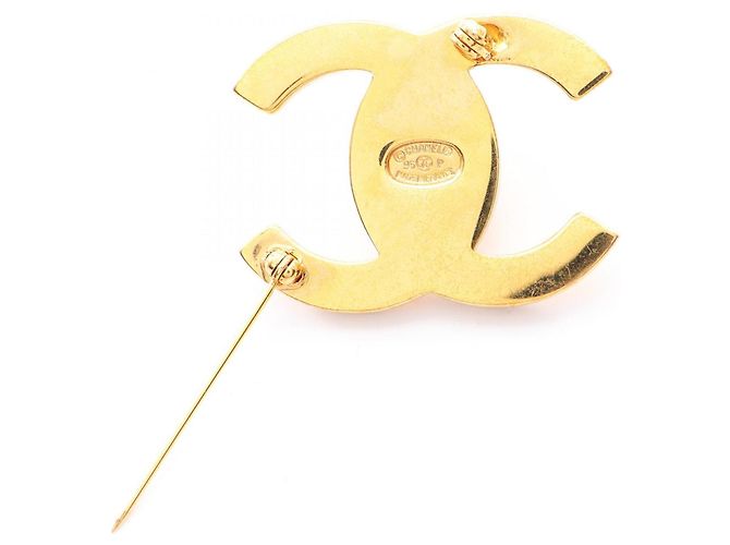 Chanel Coco Mark vergoldete Brosche Golden - Ansicht 2