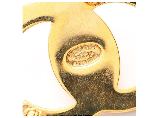 Chanel Coco Mark vergoldete Brosche Golden - Ansicht 3