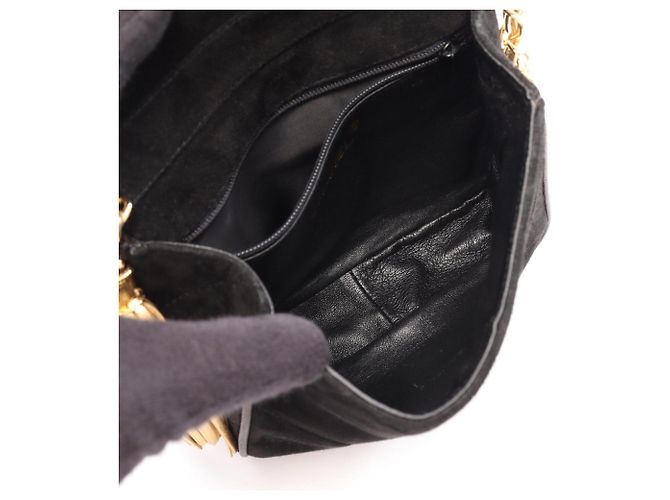Chanel Coco Mark Diamond Stitch Schultertasche Schwarz - Ansicht 3