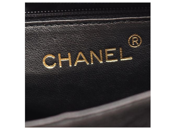 Chanel Coco Mark Diamond Stitch Schultertasche Schwarz - Ansicht 4