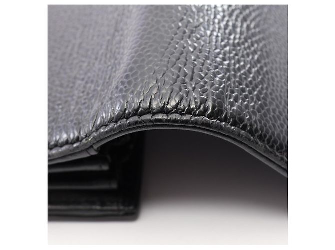 Portafoglio lungo bi-fold Chanel Coco Mark Nero - vista 10