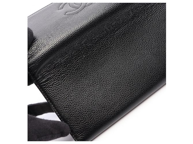 Portafoglio lungo bi-fold Chanel Coco Mark Nero - vista 11