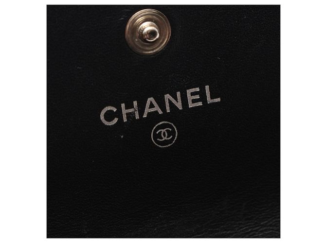 Portafoglio lungo bi-fold Chanel Coco Mark Nero - vista 4
