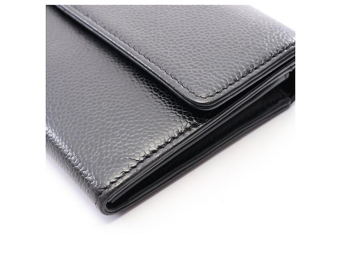 Portafoglio lungo bi-fold Chanel Coco Mark Nero - vista 8