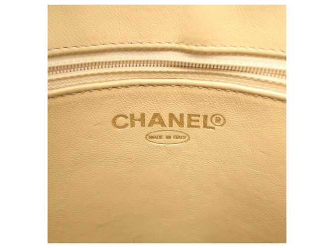 Chanel Chocolate Bar 2-Way Tote Bag Schwarz Beige - Ansicht 4