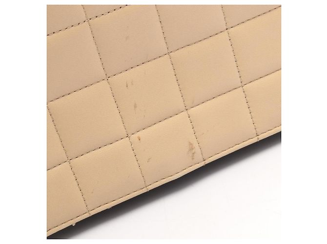 Chanel Chocolate Bar 2-Way Tote Bag Schwarz Beige - Ansicht 8