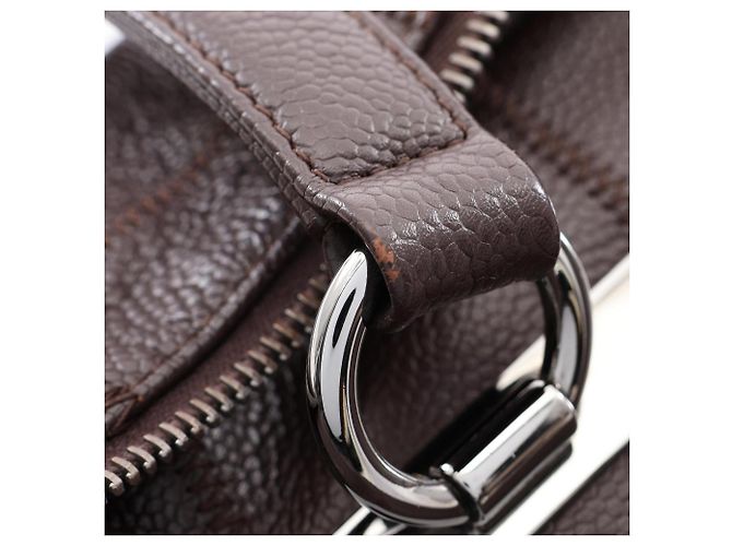 Bolsa de Ombro Chanel Chocolate Bar Marrom - vista 9