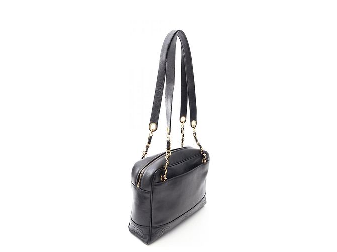 Chanel Triple Coco Schultertasche Schwarz - Ansicht 2