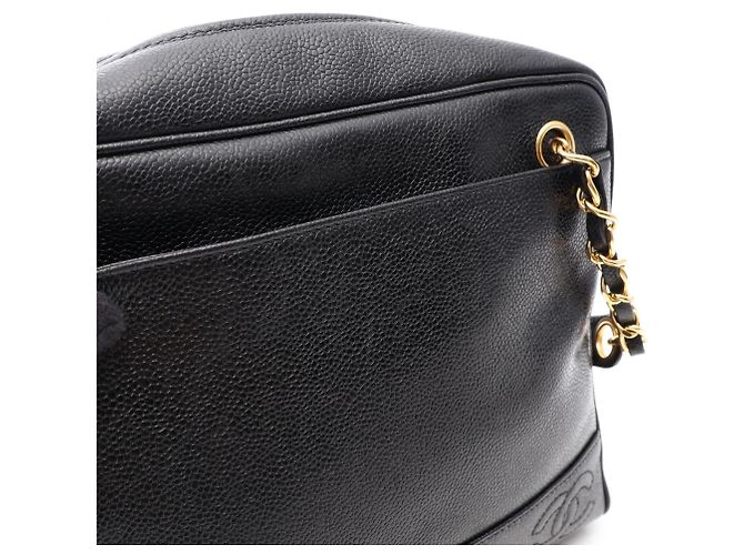 Chanel Triple Coco Schultertasche Schwarz - Ansicht 7