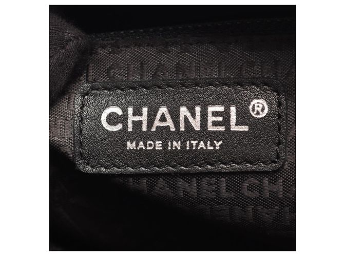 Borsa Tote Chanel Chocolate Bar Nero - vista 4