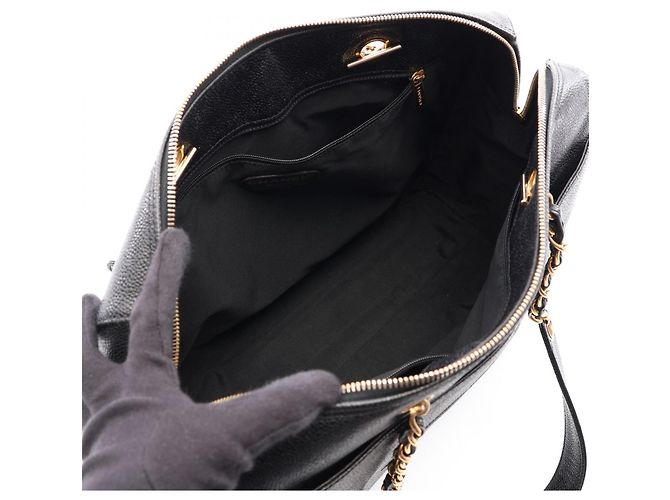 Timeless Borsa a tracolla Chanel Large Coco Mark Nero - vista 3