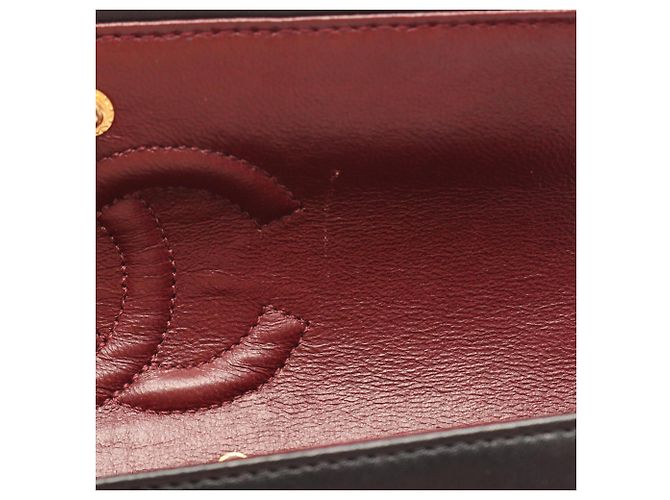 Borsa a tracolla Chanel Matelassé Double Flap Nero - vista 6