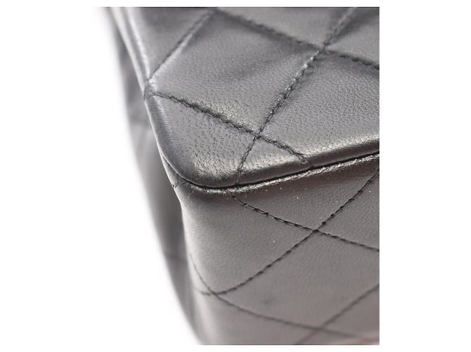 Borsa a tracolla Chanel Matelassé Double Flap Nero - vista 8