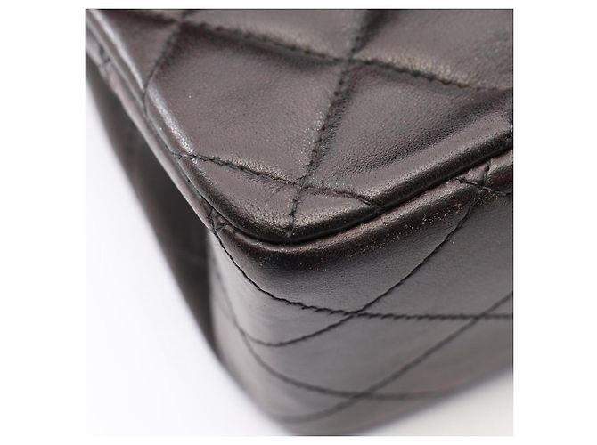 Borsa a tracolla Chanel Matelassé Double Flap Nero - vista 7