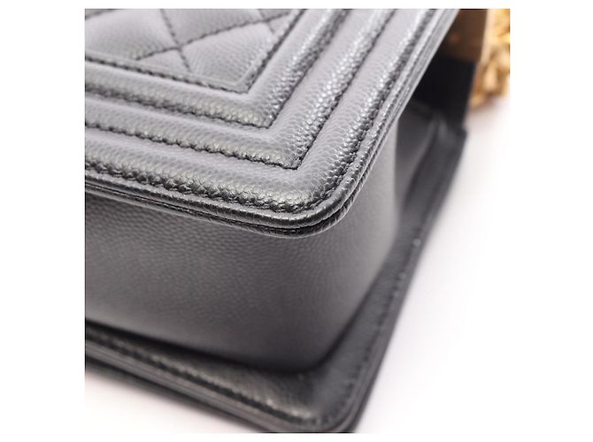 Borsa Chanel Boy Small Nero - vista 7