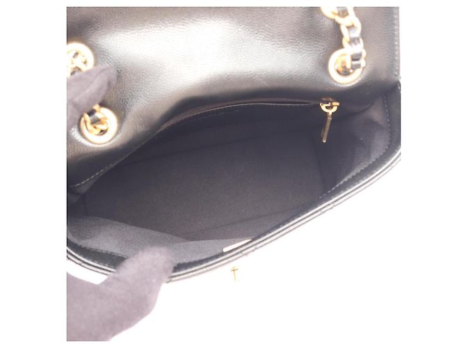 Zaino/Borsa Chanel Matelassé Camellia Nero - vista 3