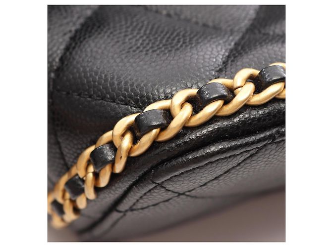 Zaino/Borsa Chanel Matelassé Camellia Nero - vista 6