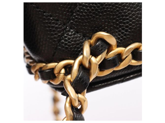 Zaino/Borsa Chanel Matelassé Camellia Nero - vista 8