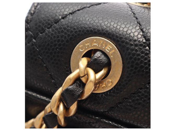 Zaino/Borsa Chanel Matelassé Camellia Nero - vista 9