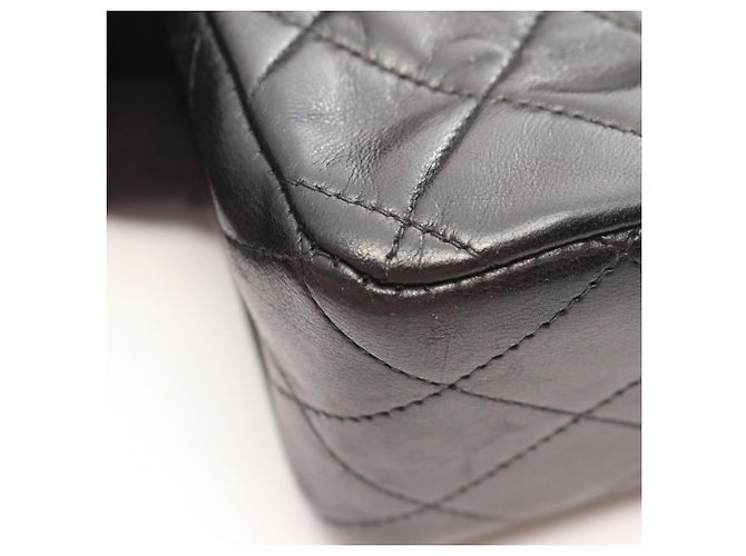 Borsa a tracolla Chanel Matelassé Double Flap Nero - vista 8