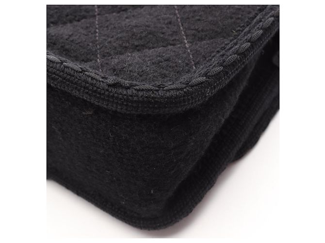 Borsa a tracolla Chanel Matelassé Edelweiss Nero - vista 7