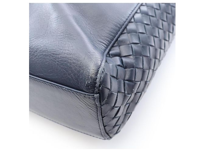 Borsa Tote 2-Way Intrecciato Bottega Veneta Blu navy - vista 7