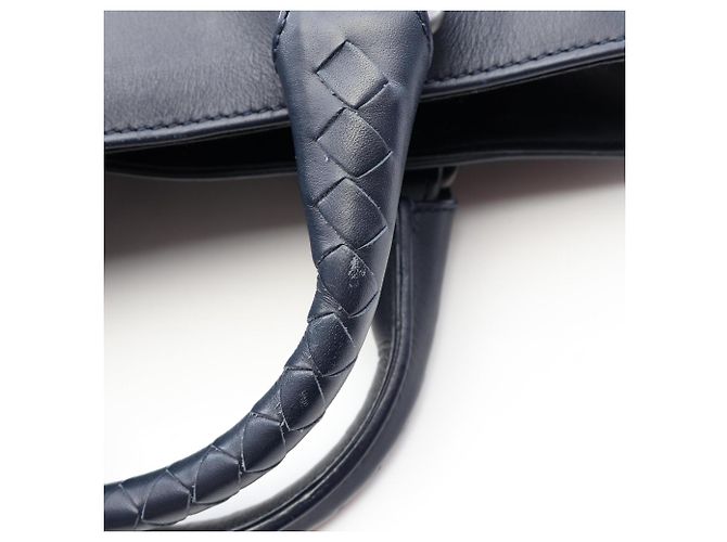 Borsa Tote 2-Way Intrecciato Bottega Veneta Blu navy - vista 9