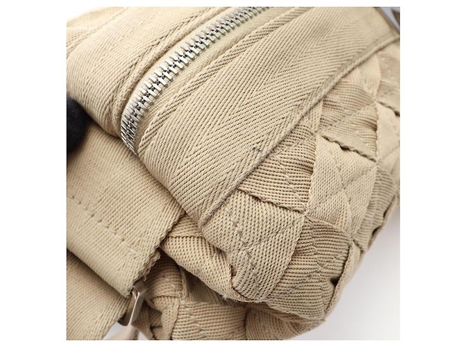 Bottega Veneta Gürteltasche aus beigem Canvas - Ansicht 8